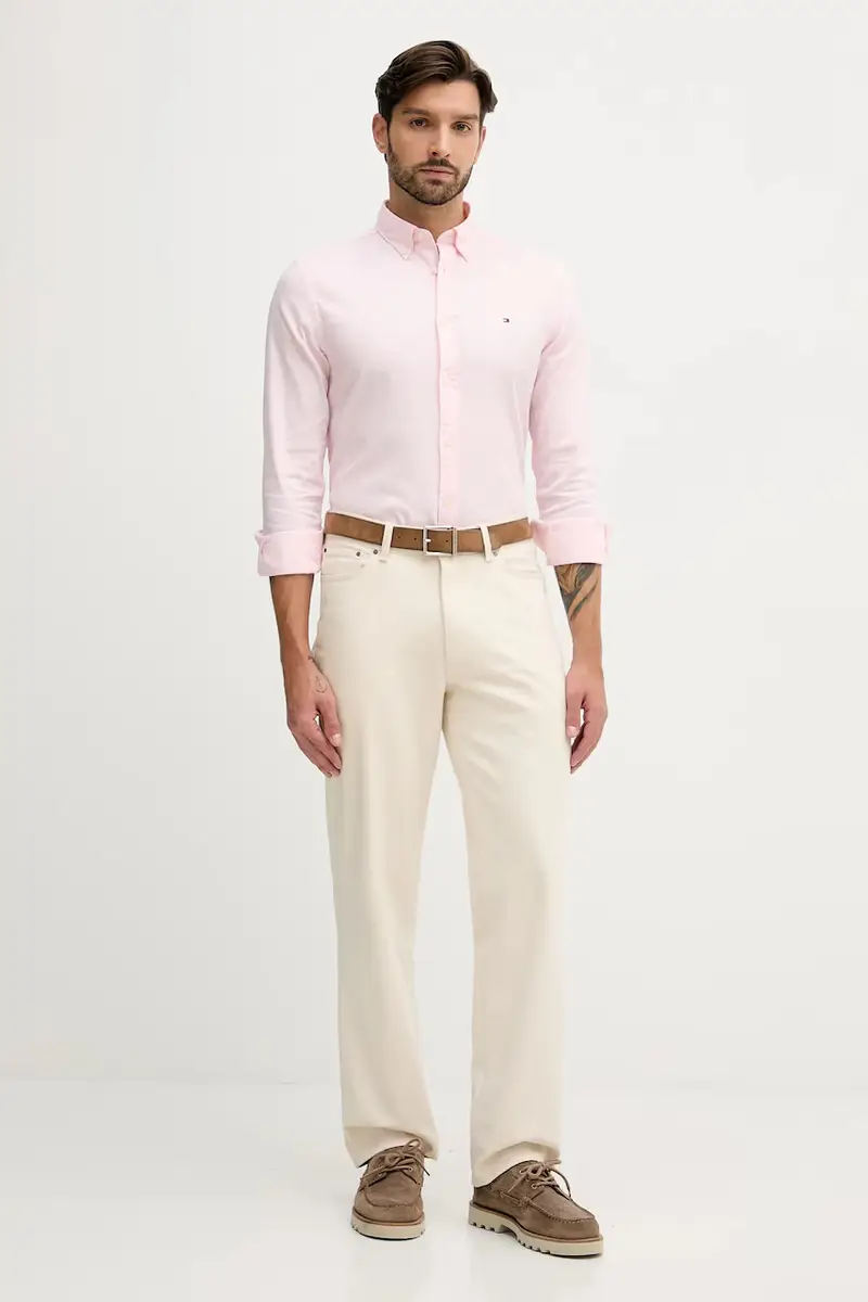 camicia uomo colore rosa MW0MW40458 miniatura 2