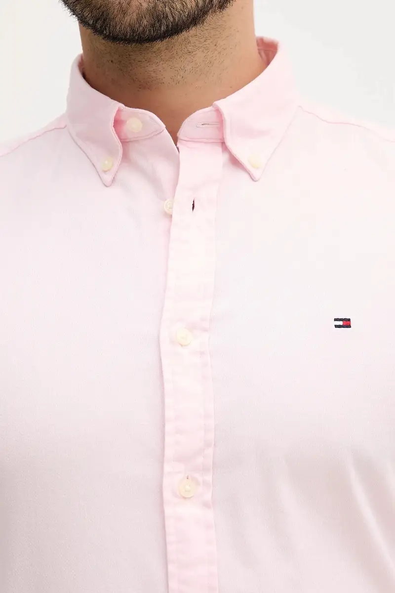 camicia uomo colore rosa MW0MW40458 miniatura 5