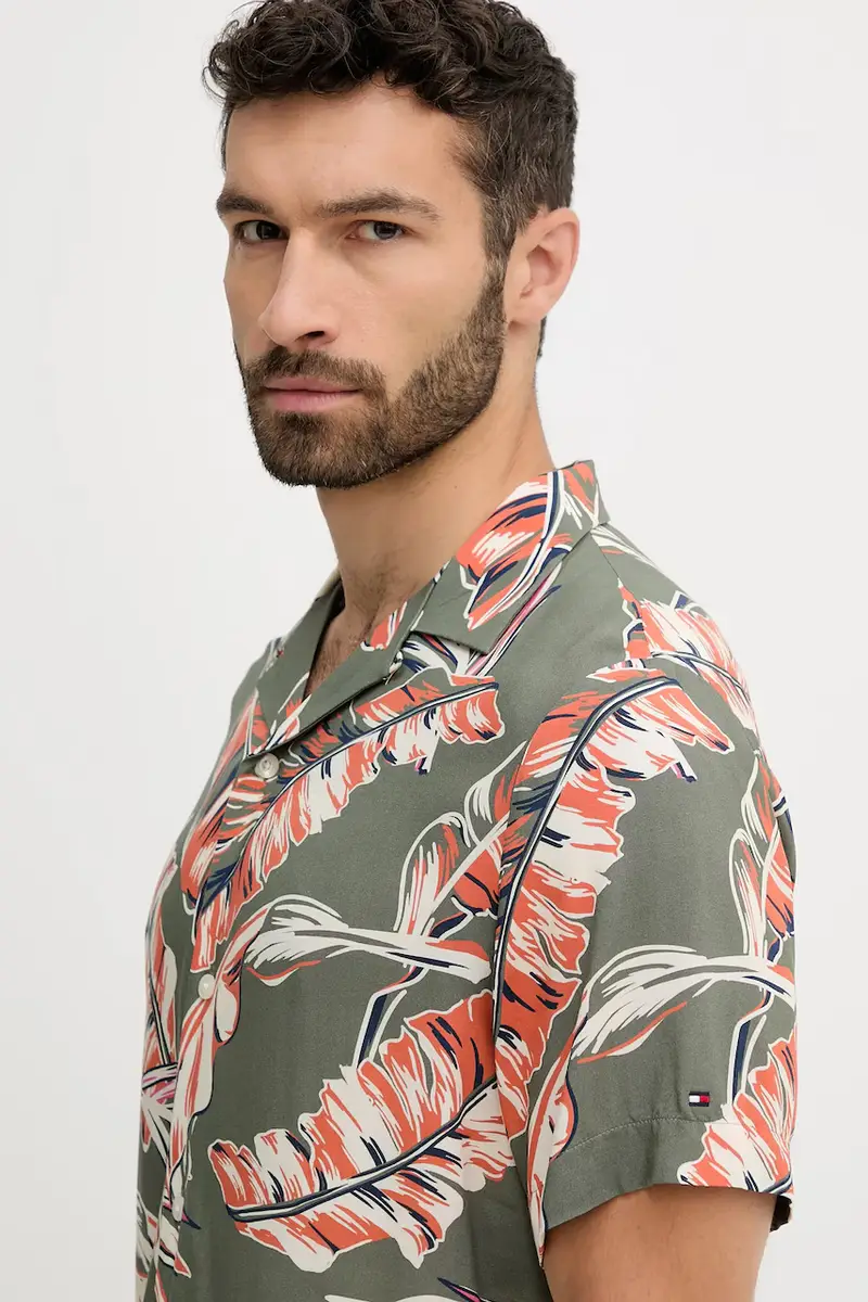 camicia uomo colore verde MW0MW39449 miniatura 3