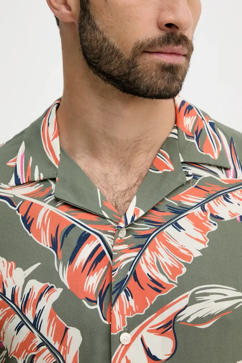 camicia uomo colore verde MW0MW39449 miniatura 4