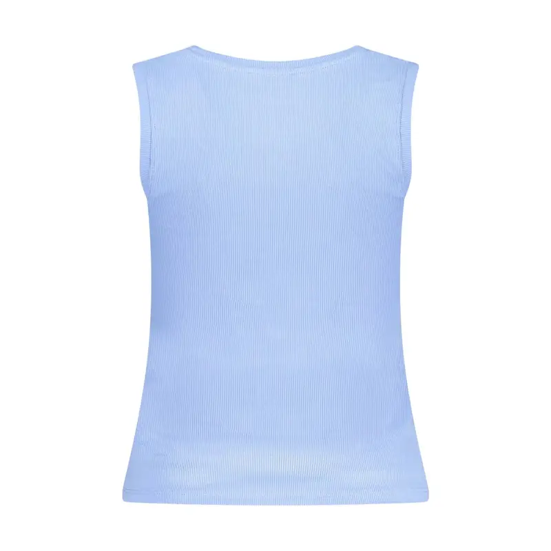 Canotta Donna Azzurra Ricamo Azzurro miniatura 2