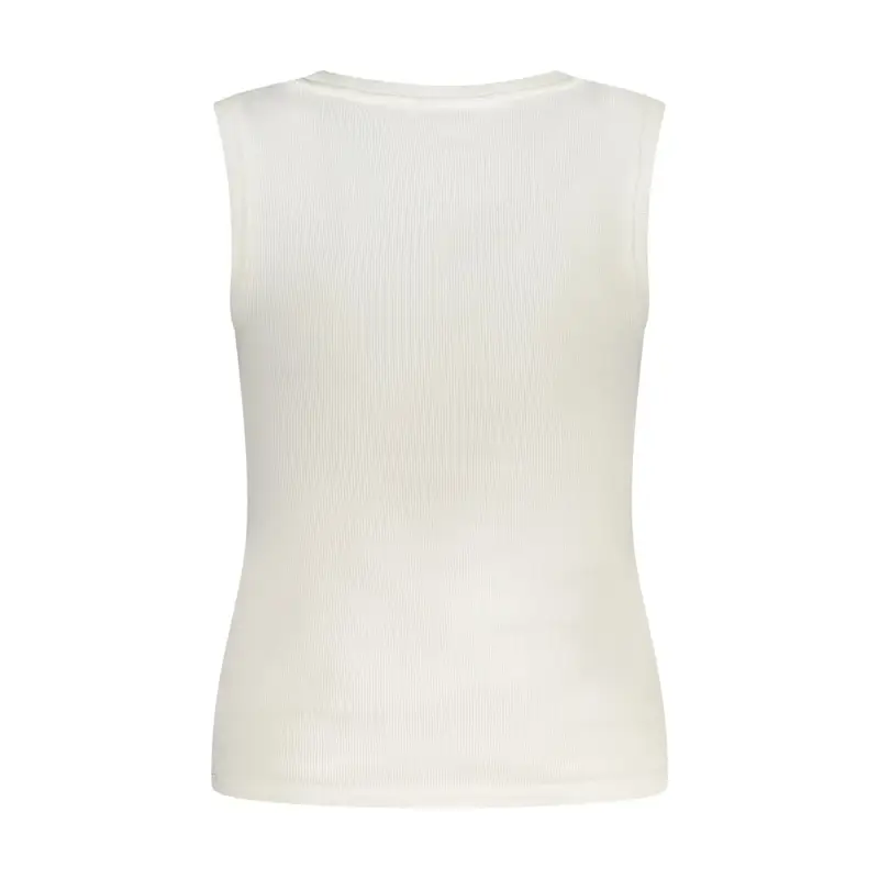 Canotta Donna Bianca Ricamo Bianco miniatura 2