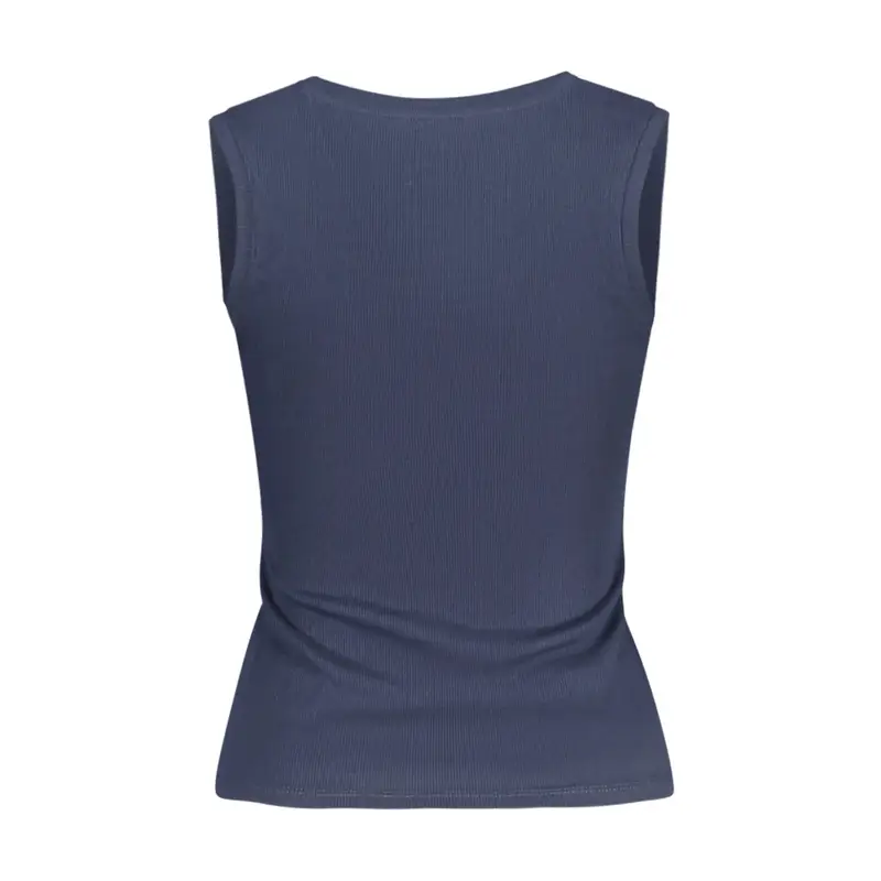 Canotta Donna Blu Ricamo miniatura 2