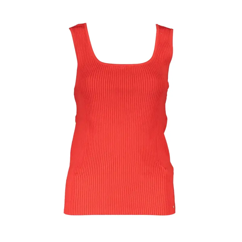 Canotta Donna Rossa Logo Rosso