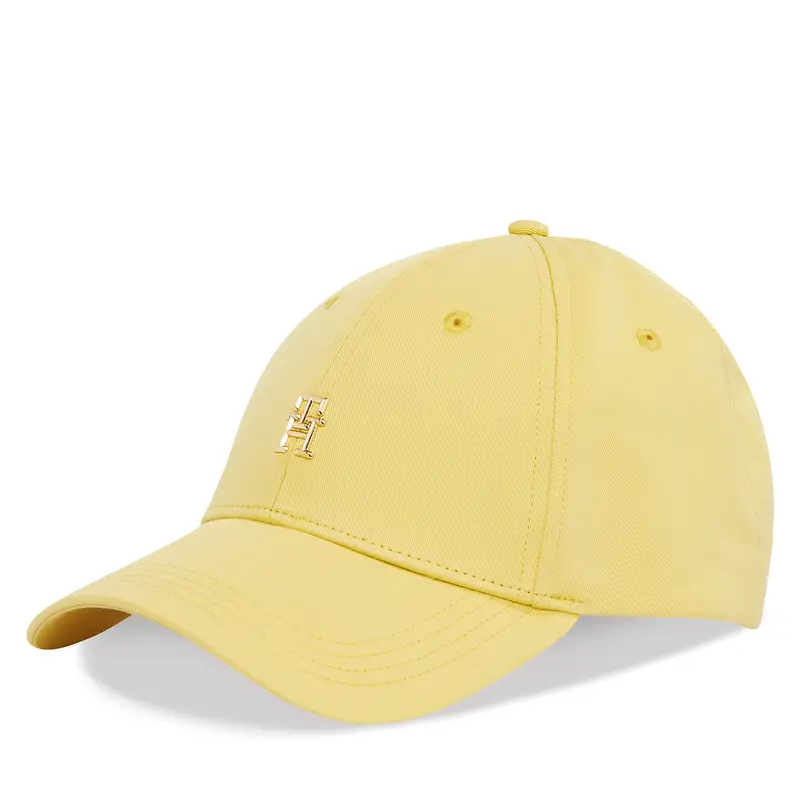 Cappellino Tommy Hilfiger Elevated Chic Cap AW0AW17128 Giallo