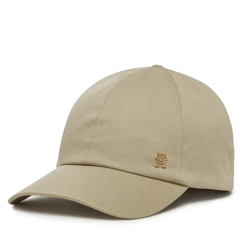 Cappellino Tommy Hilfiger Elevated Chic Soft Cap AW0AW17138 Beige