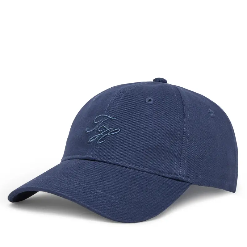 Cappellino Tommy Hilfiger Embroidered Cap AW0AW17489 Blu scuro