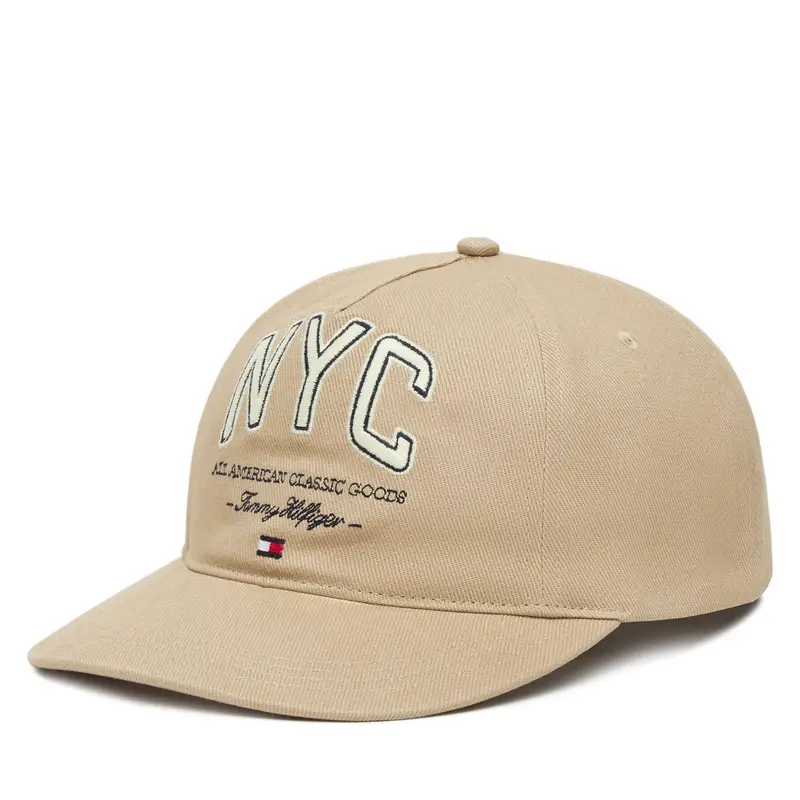 Cappellino Tommy Hilfiger Flag Seasonal 5 Panel AM0AM13562 Beige