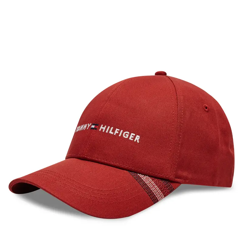 Cappellino Tommy Hilfiger Foundation Cotton 6 Panel Cap AM0AM12532 Rosso