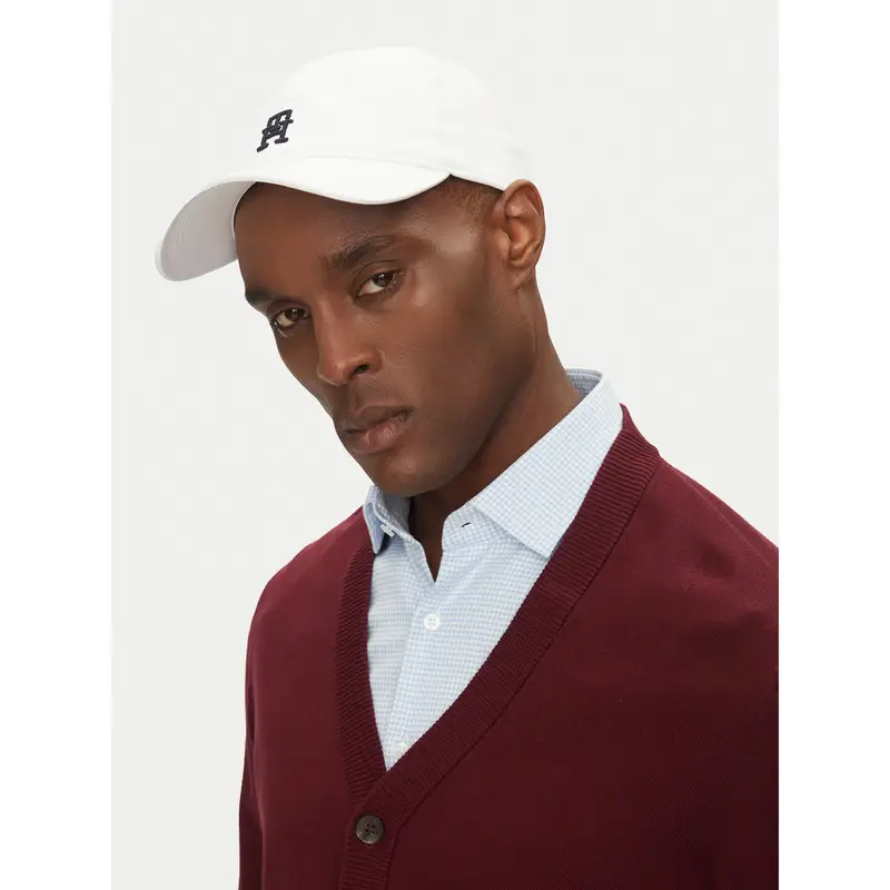 Cappellino Tommy Hilfiger Imd Color 6 Panel AM0AM13542 Bianco