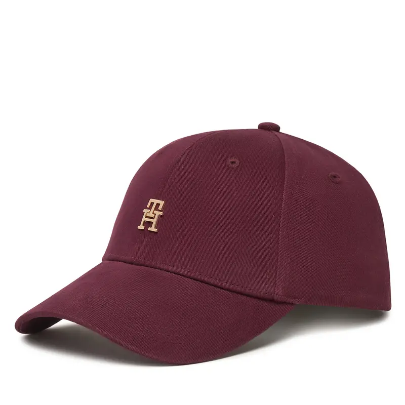 Cappellino Tommy Hilfiger Th Elevated Chic Cap AW0AW17631 Bordeaux