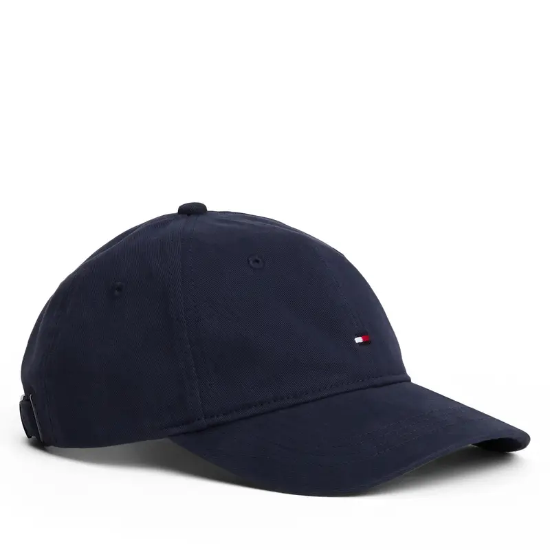 Cappellino Tommy Hilfiger Th Flag Soft 6 Panel AW0AW17781 Blu scuro