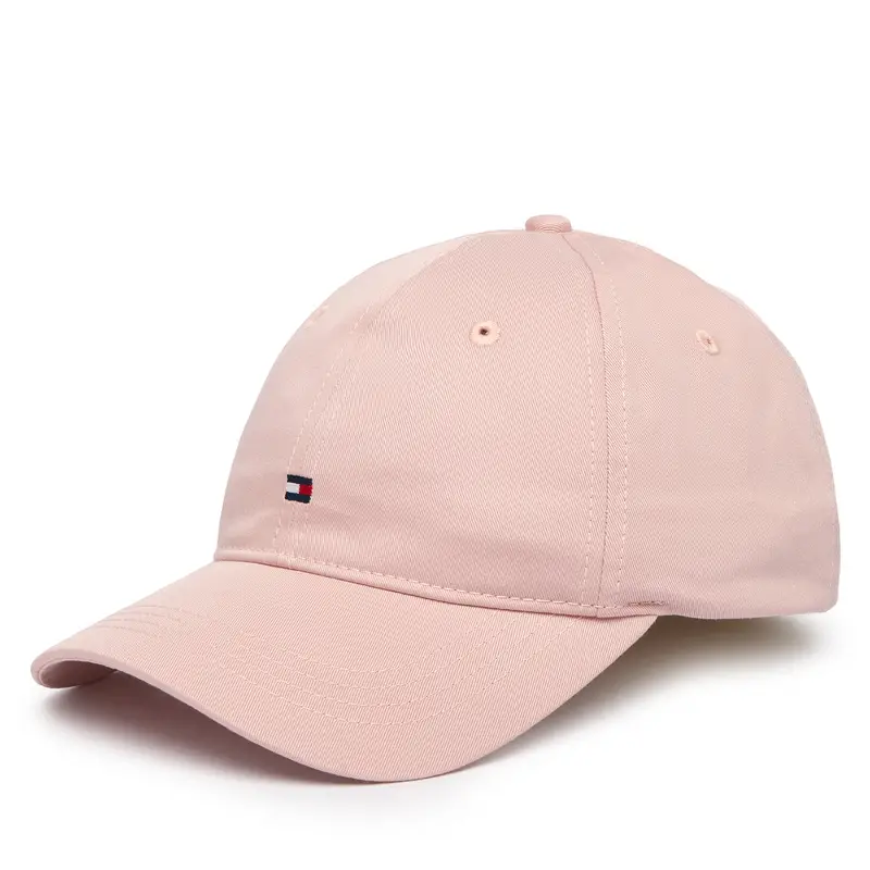 Cappellino Tommy Hilfiger Th Flag Soft 6 Panel Cap AW0AW17781 Rosa