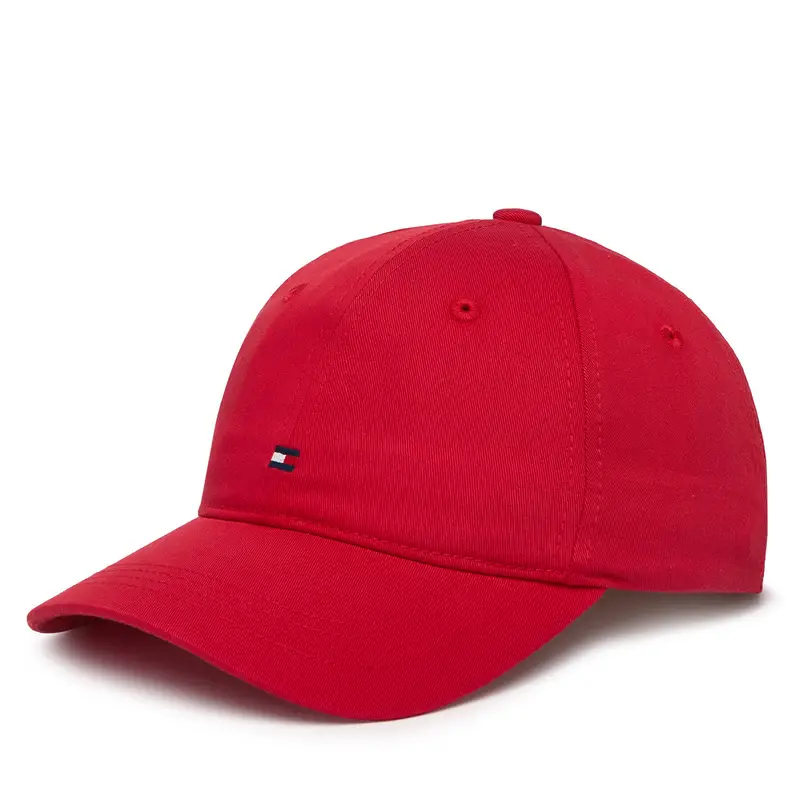 Cappellino Tommy Hilfiger Th Flag Soft 6 Panel Cap AW0AW17781 Rosso
