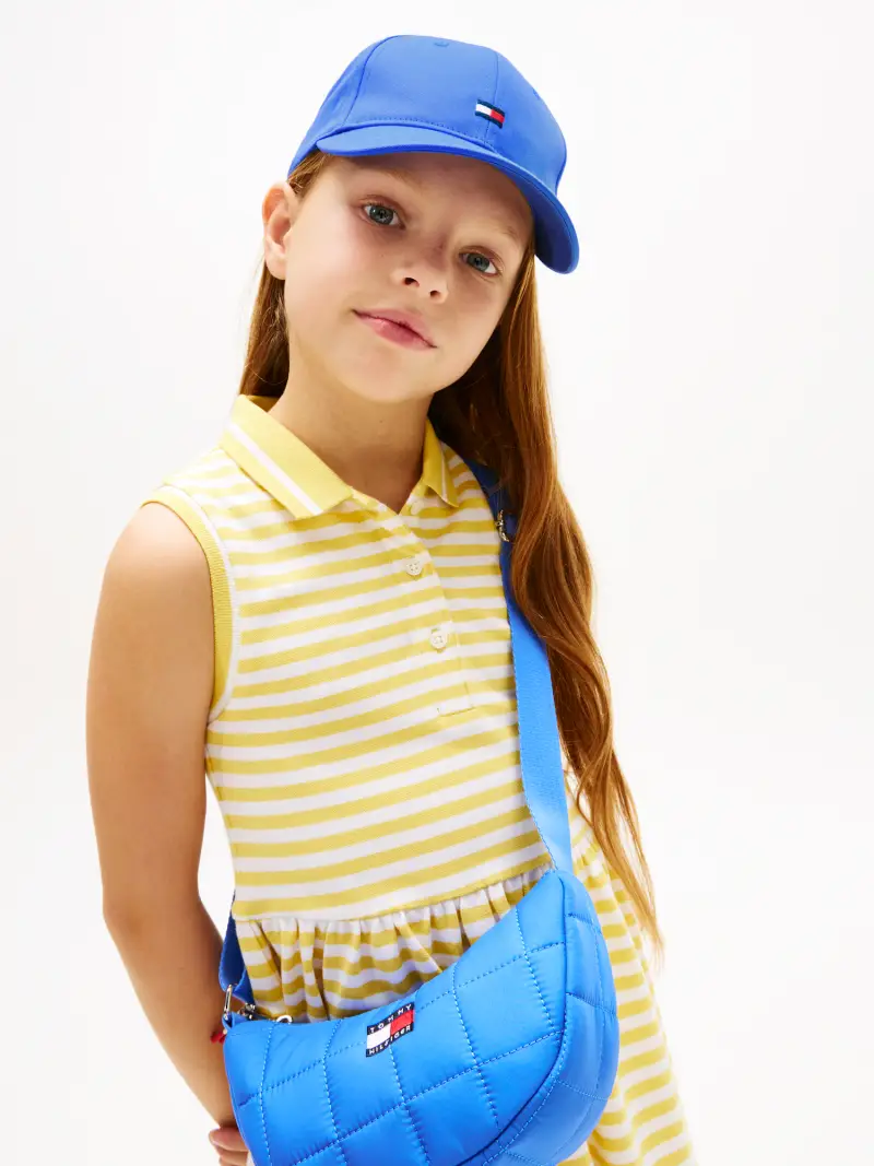 Cappello blu chiaro / rosso acceso / bianco miniatura 3