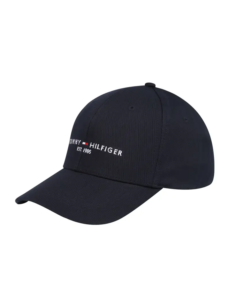 TOMMY HILFIGER Cappello da baseball  blu notte / rosso fuoco / bianco