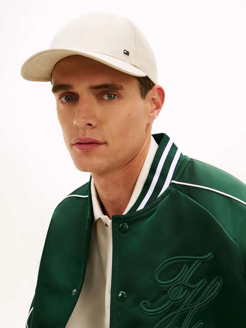 Cappello da baseball crema miniatura 3