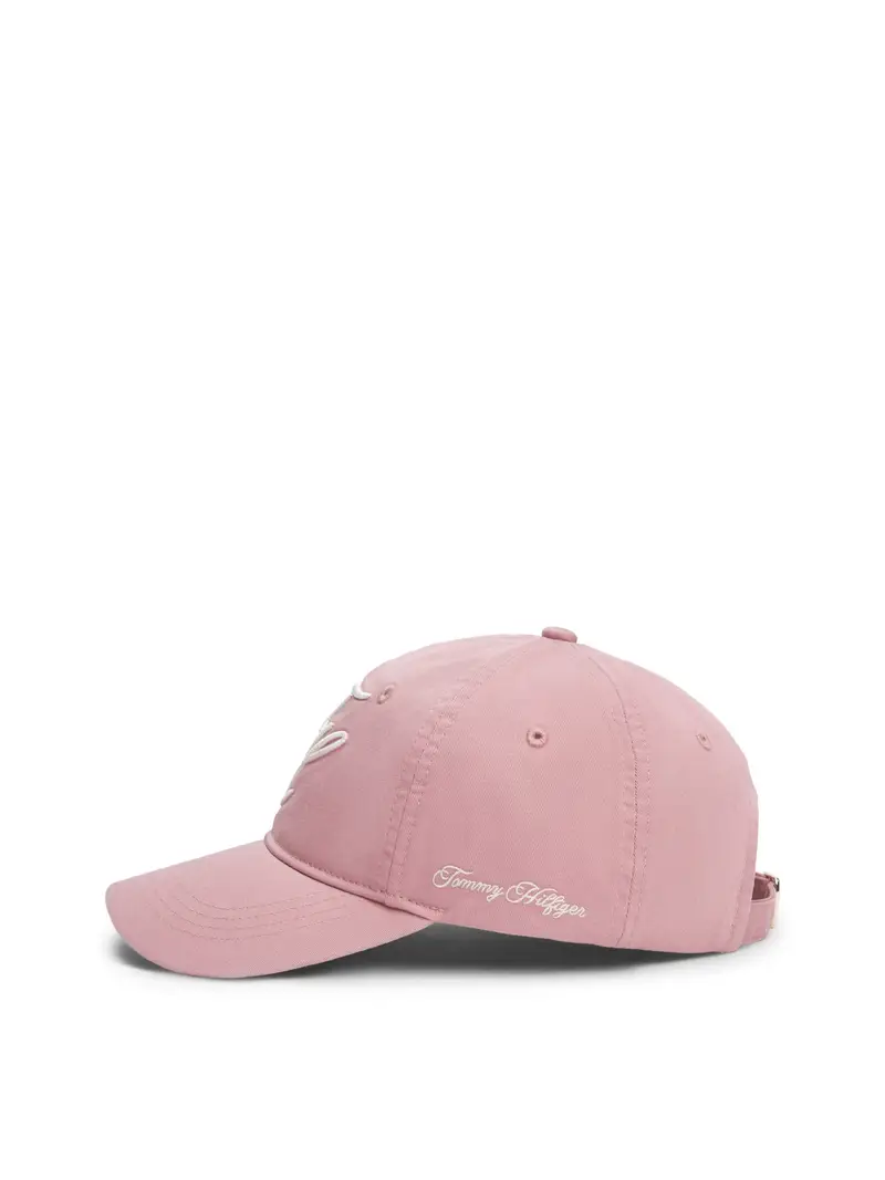 Cappello da baseball malva / bianco naturale