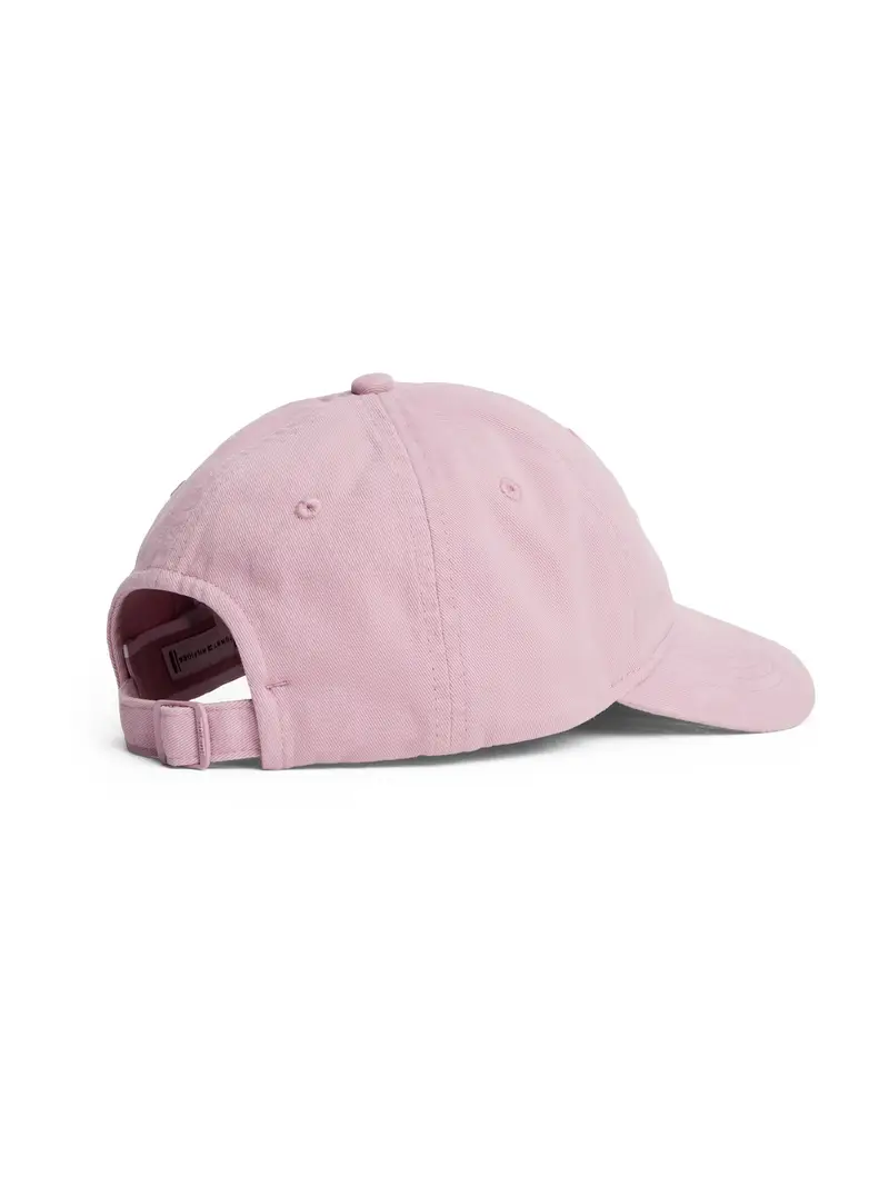 Cappello da baseball rosa / bianco miniatura 3