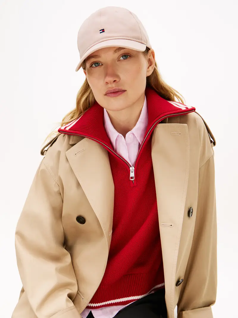 Cappello da baseball rosa pastello miniatura 3