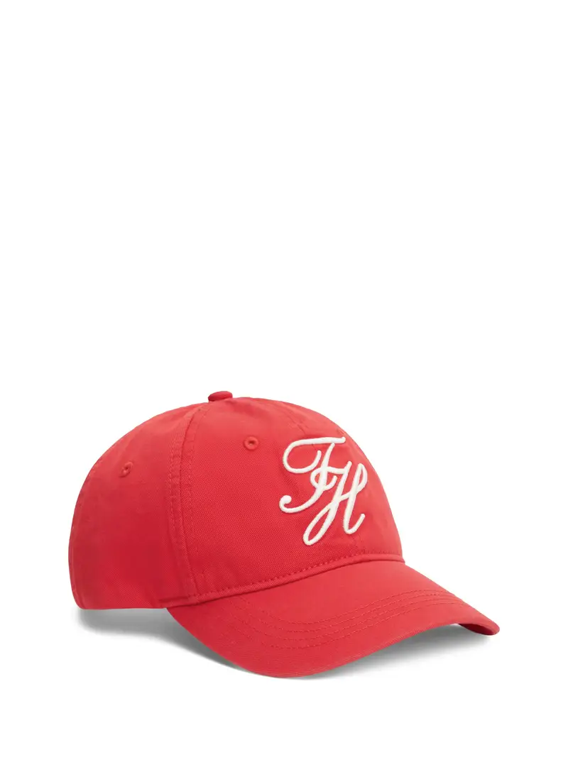 Cappello da baseball rosso / bianco miniatura 2