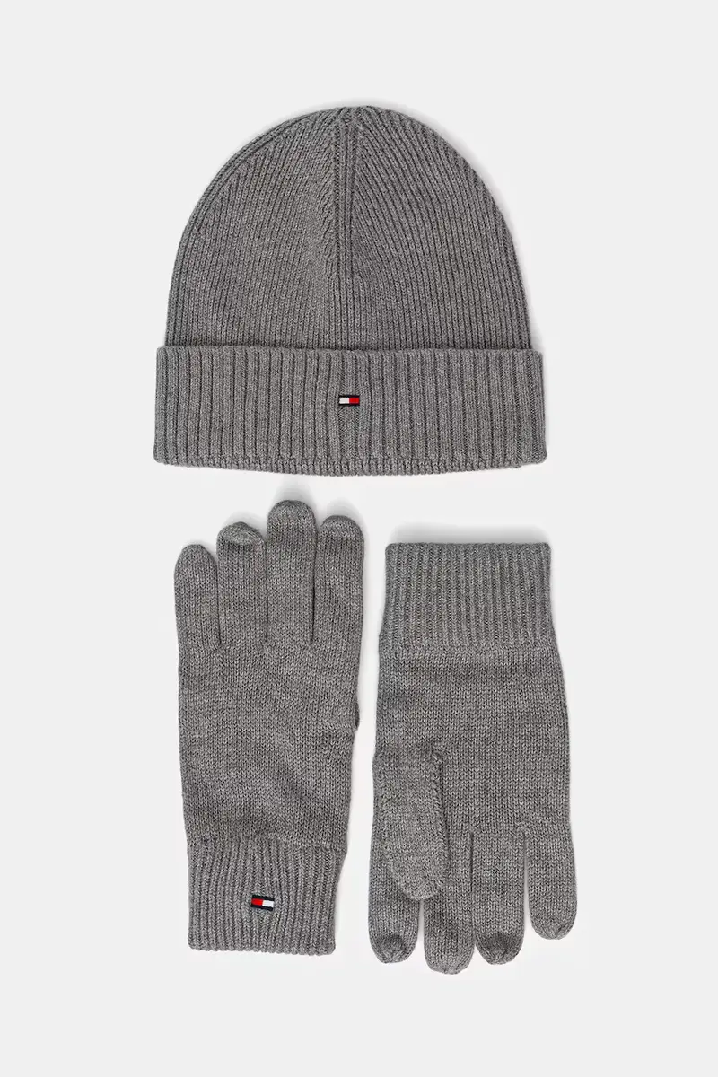 cappello e quanti con aggiunta di cashemire pacco da 2 colore grigio AM0AM13806