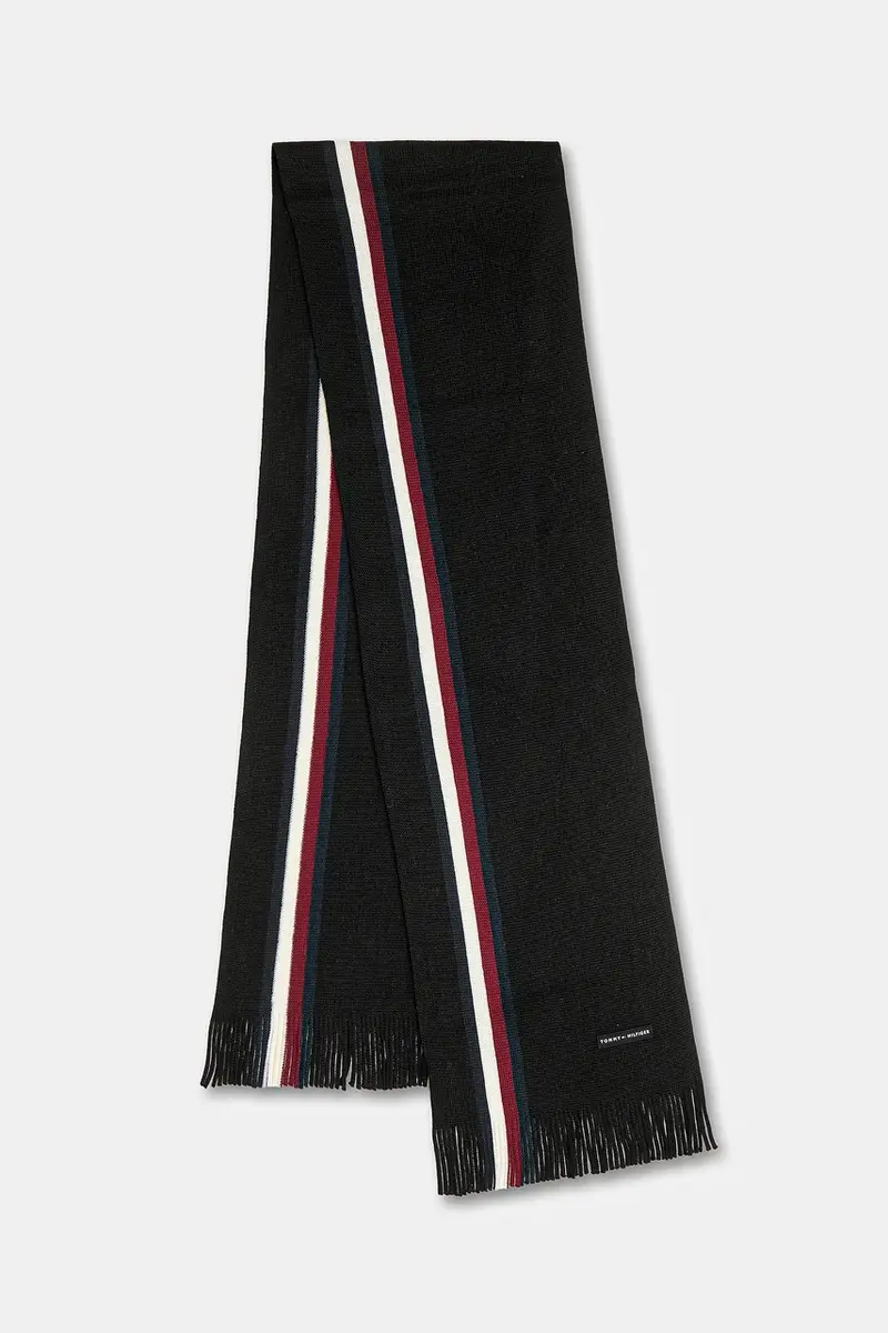 cappello e sciarpa con lana colore nero AM0AM13809 miniatura 4