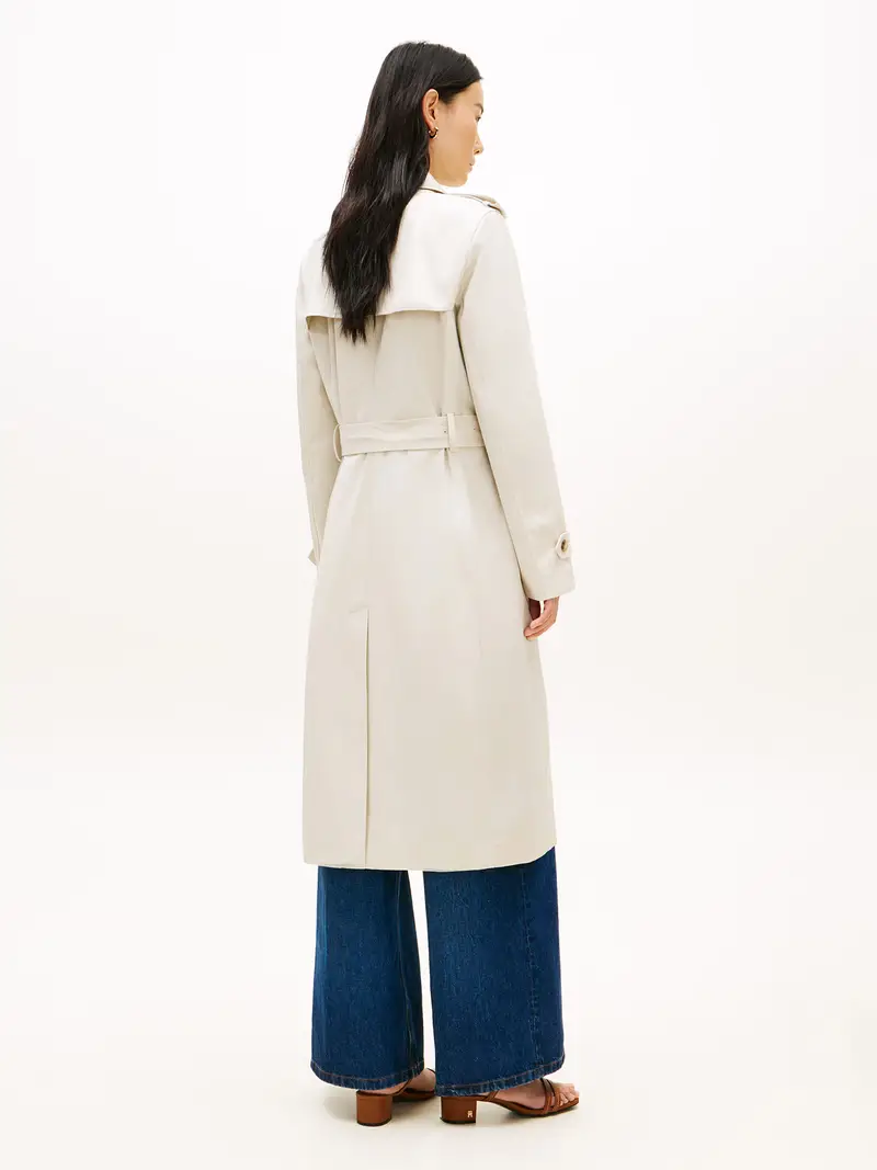 Cappotto di mezza stagione beige miniatura 3