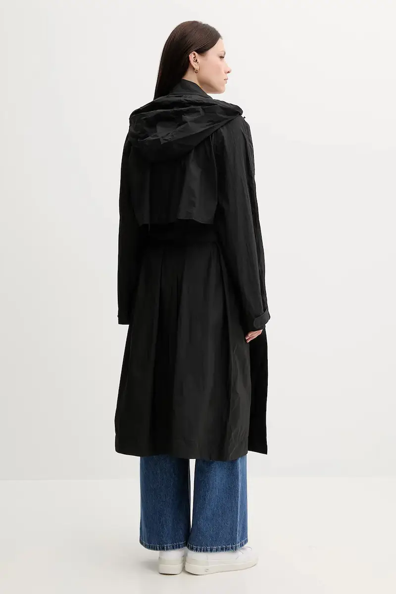 cappotto donna colore nero WW0WW46445 miniatura 3