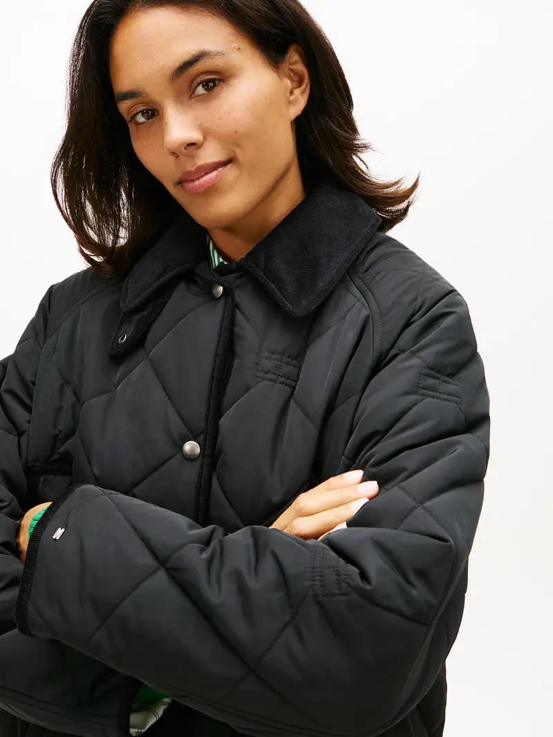 Cappotto invernale nero miniatura 3