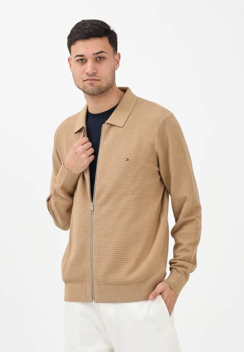 Tommy Hilfiger Cardigan Uomo Beige 3982958 miniatura 2