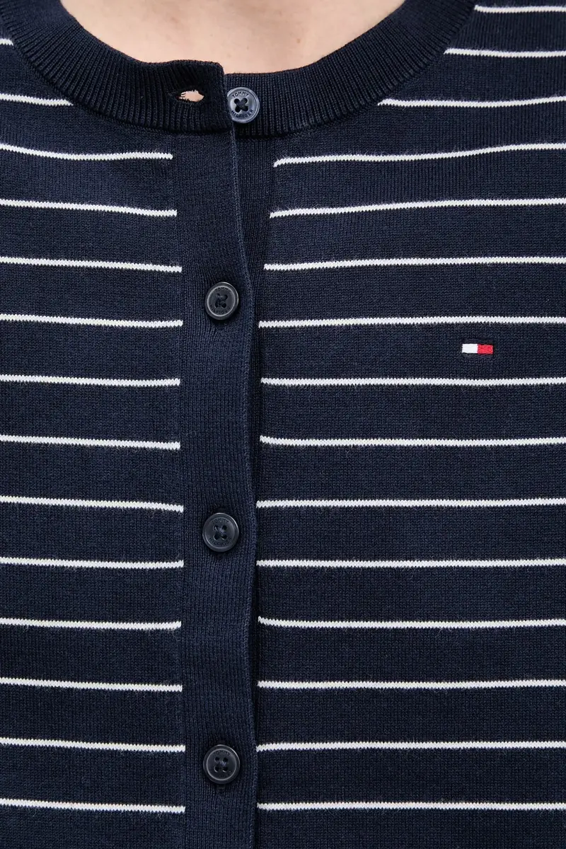 Tommy Hilfiger Cardigan Donna Blu 3133247 miniatura 5