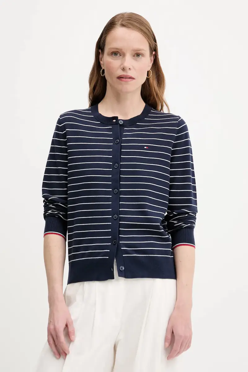 Tommy Hilfiger Cardigan Donna Blu 3133247