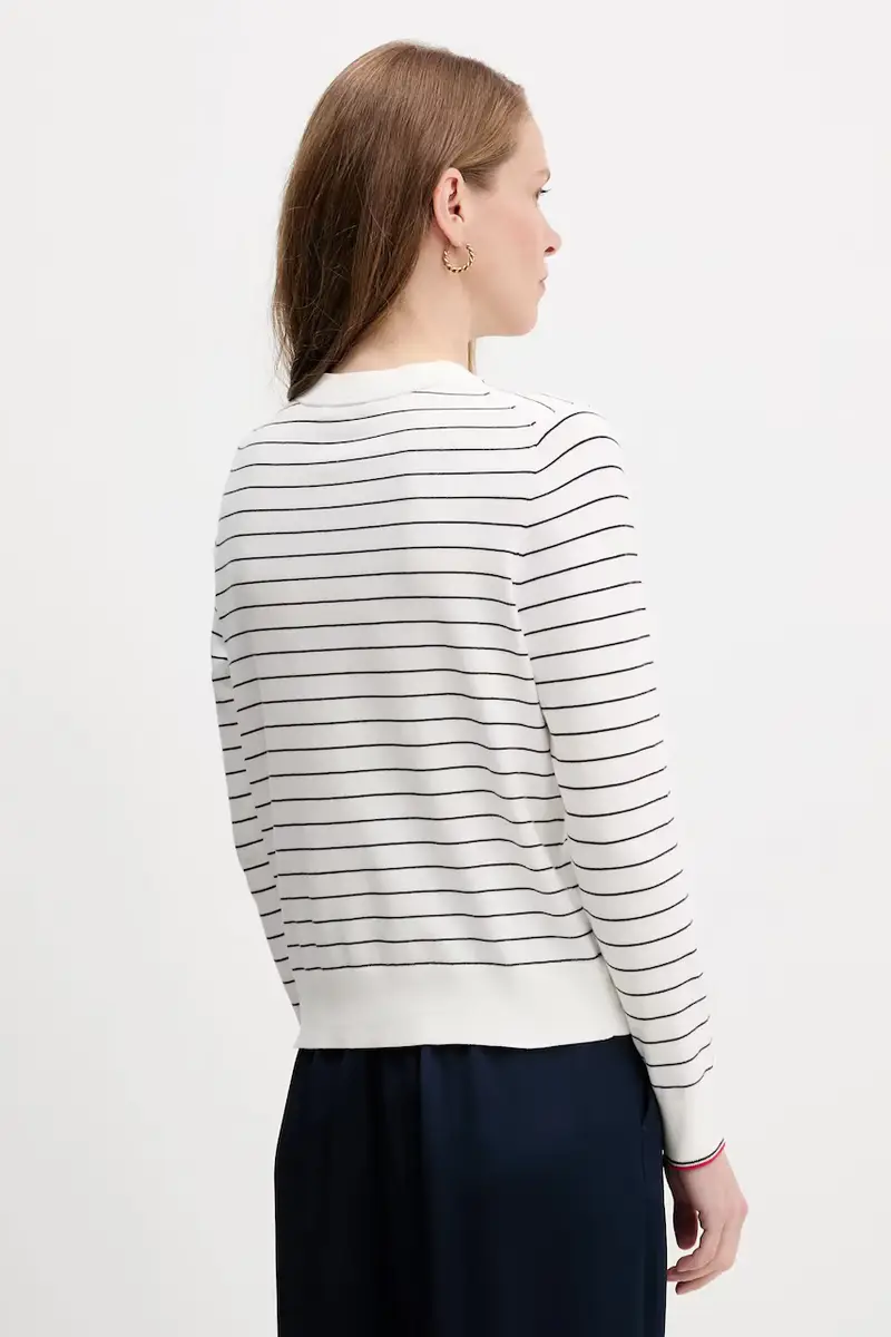 Tommy Hilfiger Cardigan Donna Beige 3120945 miniatura 3