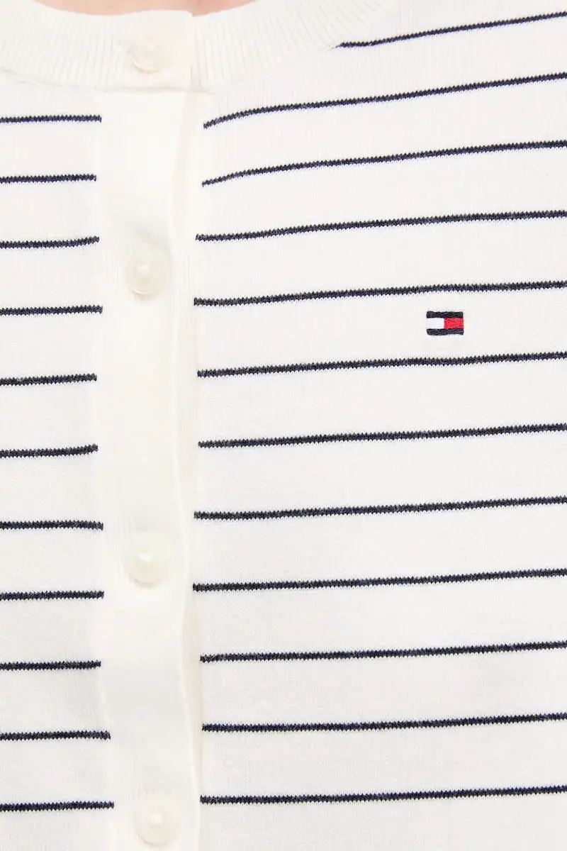 Tommy Hilfiger Cardigan Donna Beige 3120945 miniatura 5