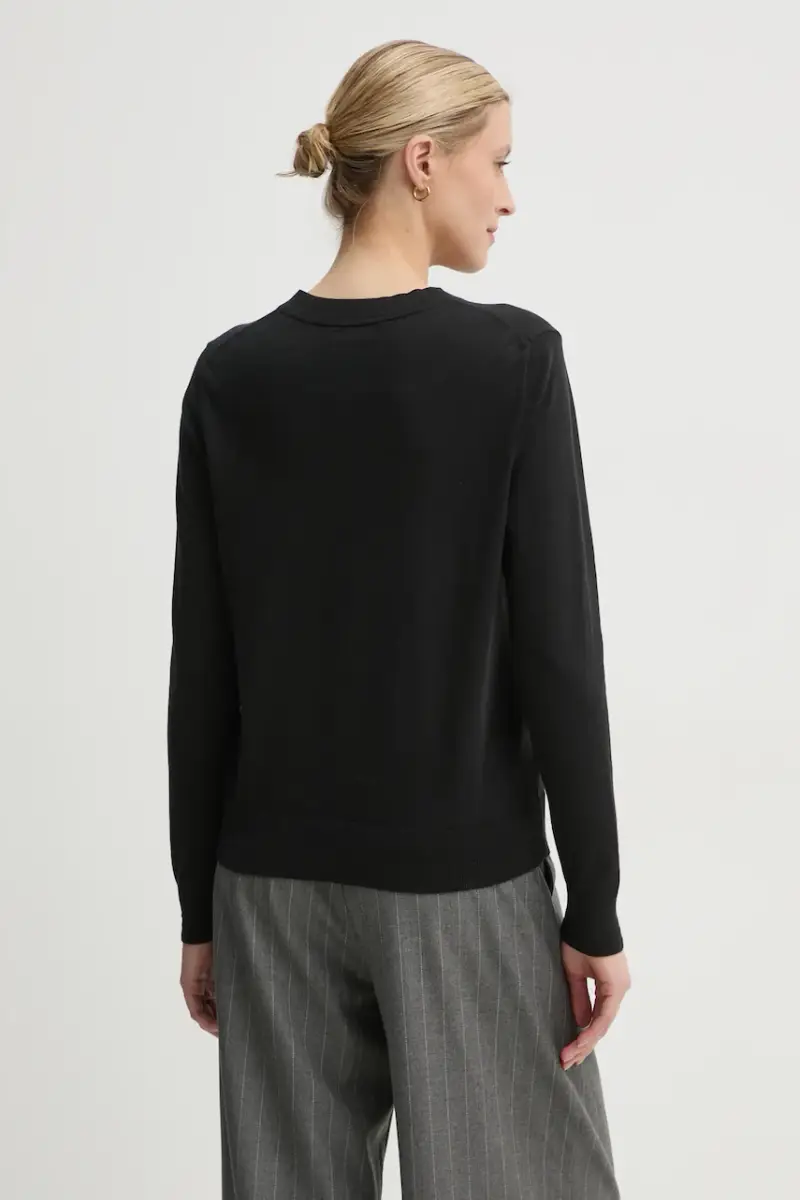 Tommy Hilfiger Cardigan Donna Nero 3326713 miniatura 3