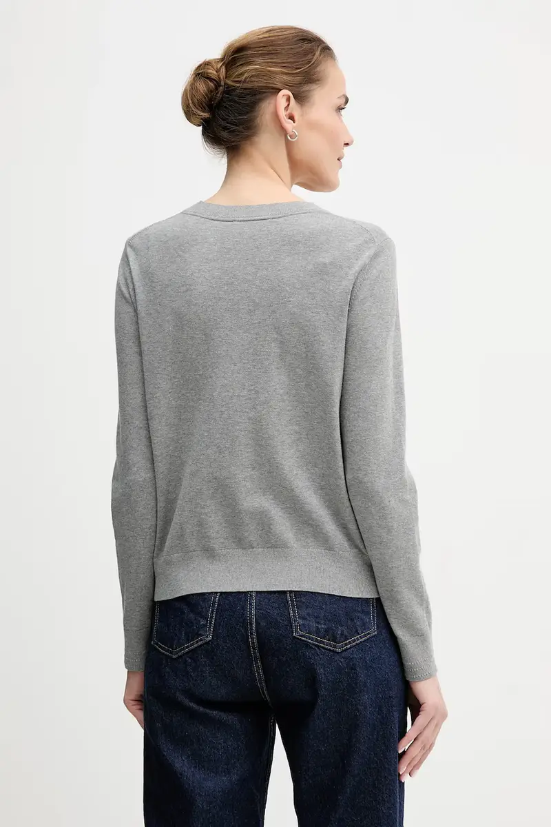 Tommy Hilfiger Cardigan Grigio 3956233 miniatura 3