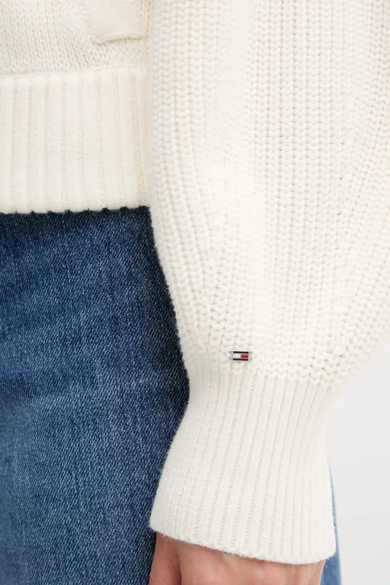 Tommy Hilfiger Cardigan Donna Beige 3123206 miniatura 5