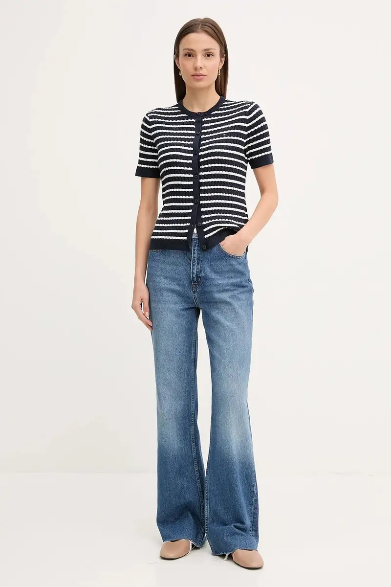 Tommy Hilfiger Cardigan Donna Blu 2886059 miniatura 2