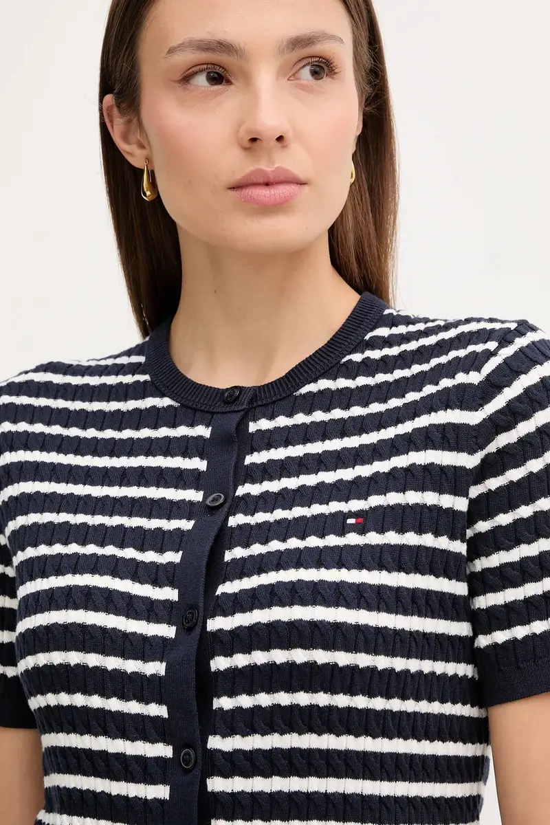 Tommy Hilfiger Cardigan Donna Blu 2886059 miniatura 4