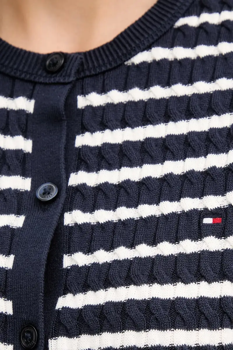 Tommy Hilfiger Cardigan Donna Blu 2886059 miniatura 5
