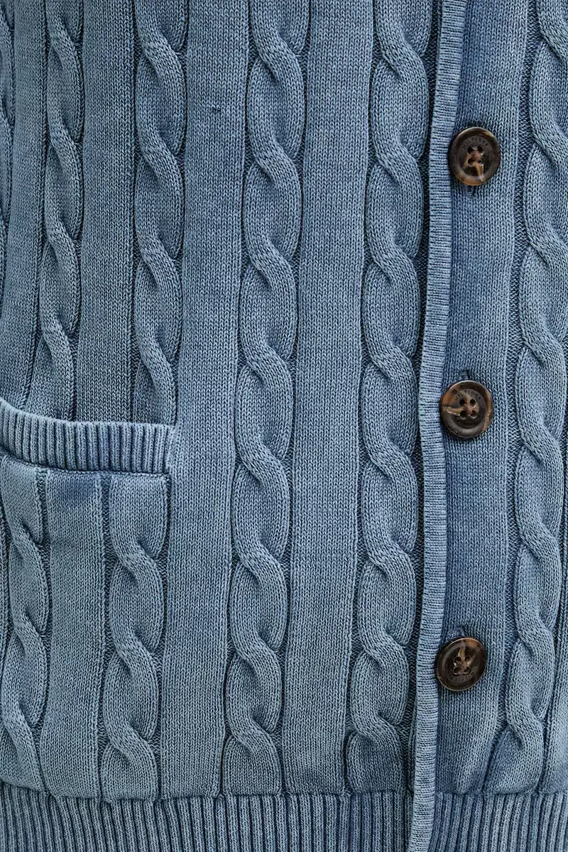 Tommy Hilfiger Cardigan Uomo Blu 3132660 miniatura 5