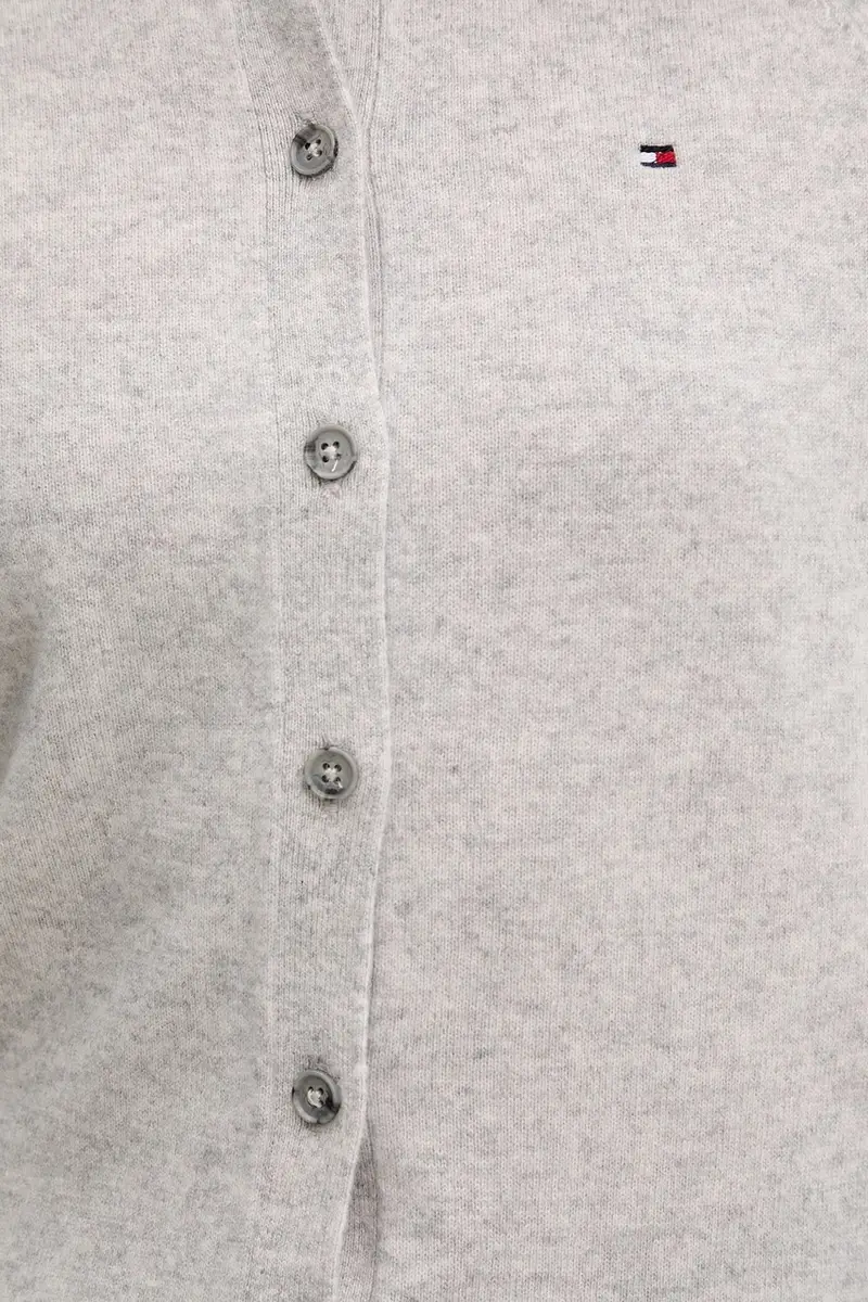Tommy Hilfiger Cardigan Donna Grigio 3611601 miniatura 5