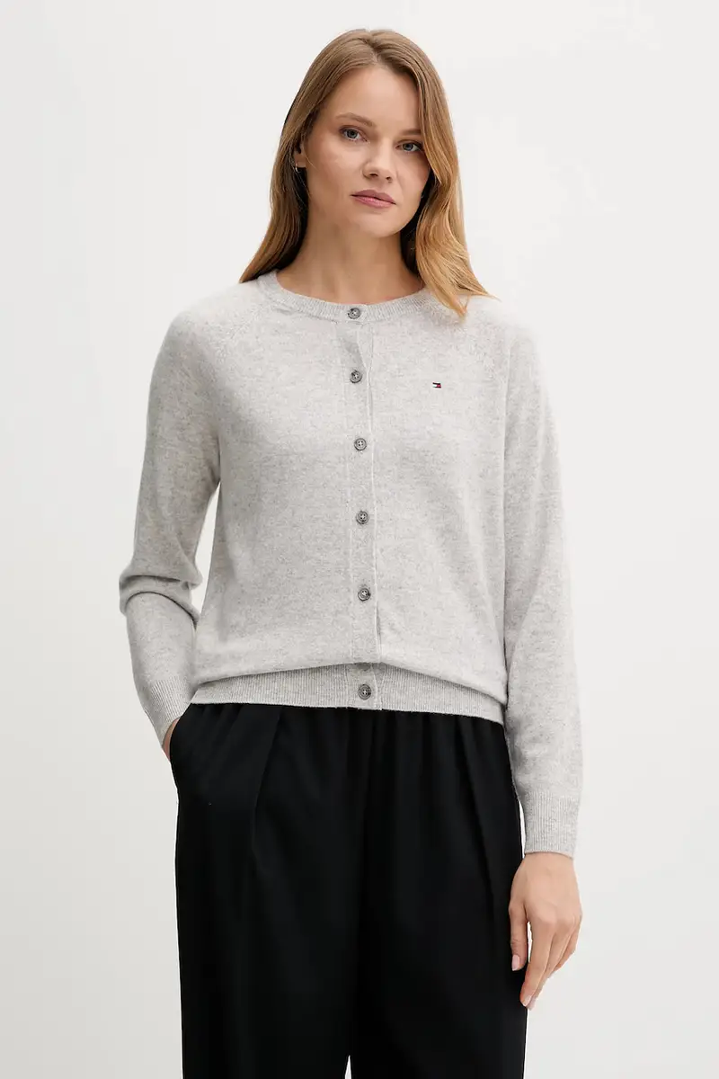 Tommy Hilfiger Cardigan Donna Grigio 3611601