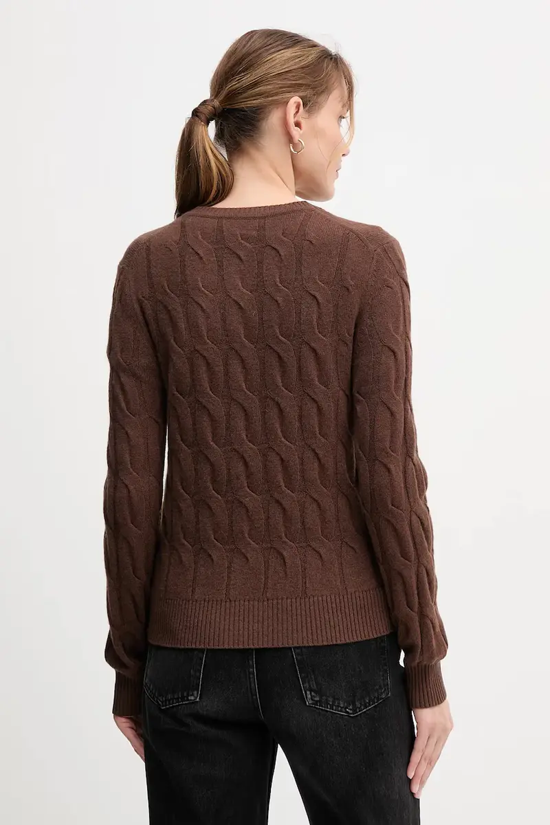 Tommy Hilfiger Cardigan Donna Marrone 3620060 miniatura 3