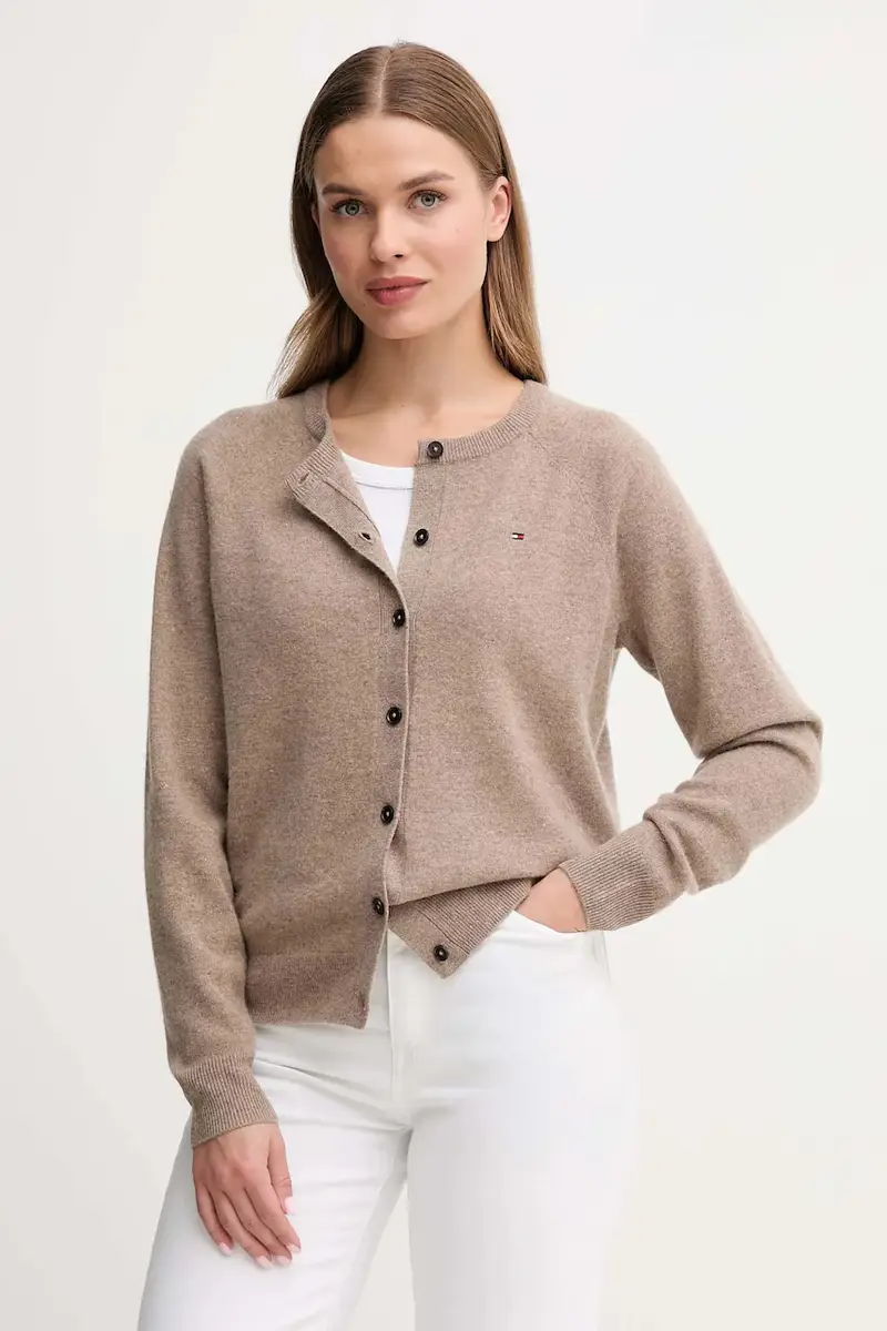 Tommy Hilfiger Cardigan Donna Marrone 3574726