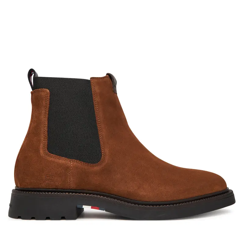 Chelsea Tommy Hilfiger Comfort Lwt FM0FM05592 Marrone