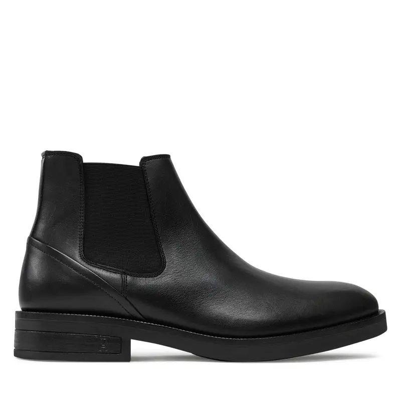 Chelsea Tommy Hilfiger Premium Hilfiger Tl Lth Chelsea FM0FM05185 Nero