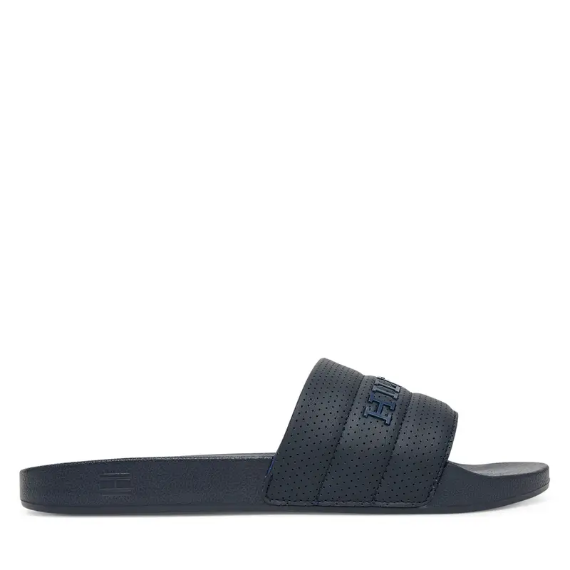 Ciabatte Tommy Hilfiger Pad Perf Pool Slide FM0FM05709 Blu scuro