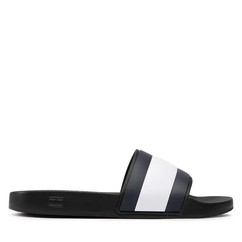 Ciabatte Tommy Hilfiger Rubber Th Flag Pool Slide FM0FM04263 Nero